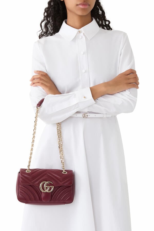 حقيبة كتف مارمونت صغيرة بحرفي شعار الماركة