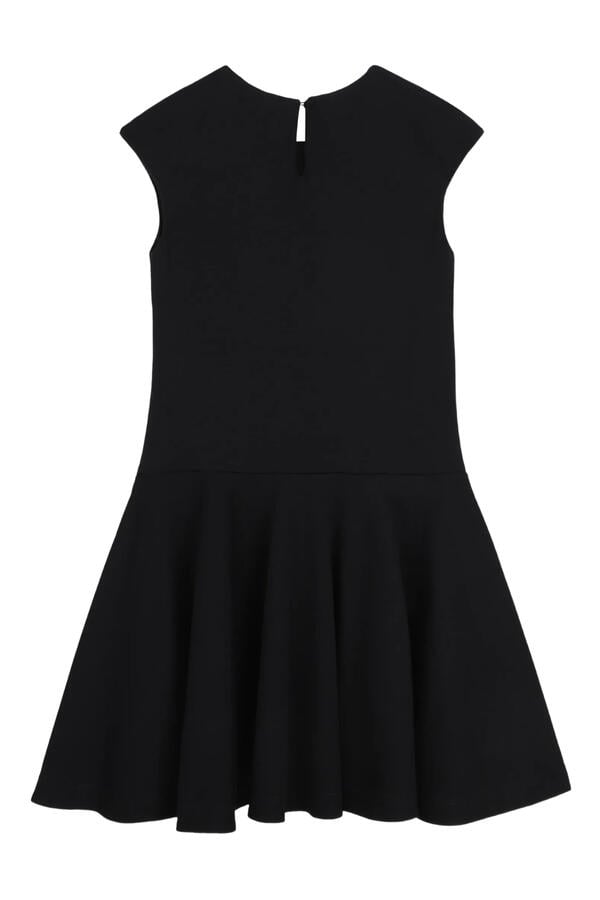 Kids Logo-Embroidered Flared Dress