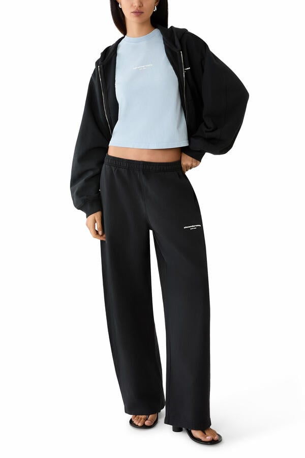 Logo Print Mid-Rise Relaxed Sweatpant
