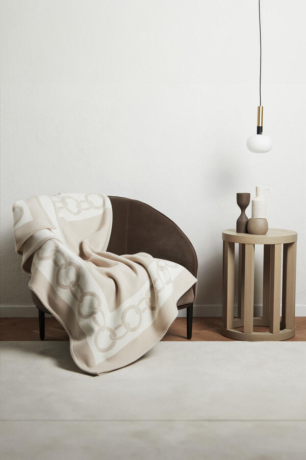 Chains Wool Throw