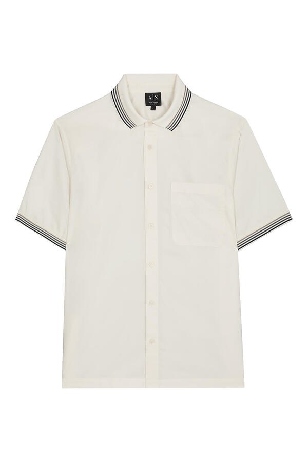 Logo Delicate Texture Casual Shirt
