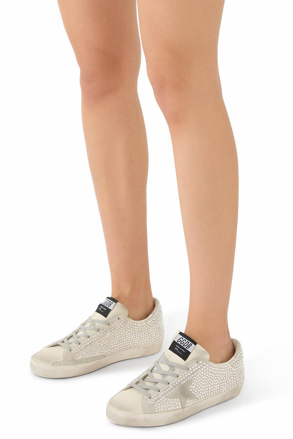 Super-Star Sneakers with Swarovski Crystals