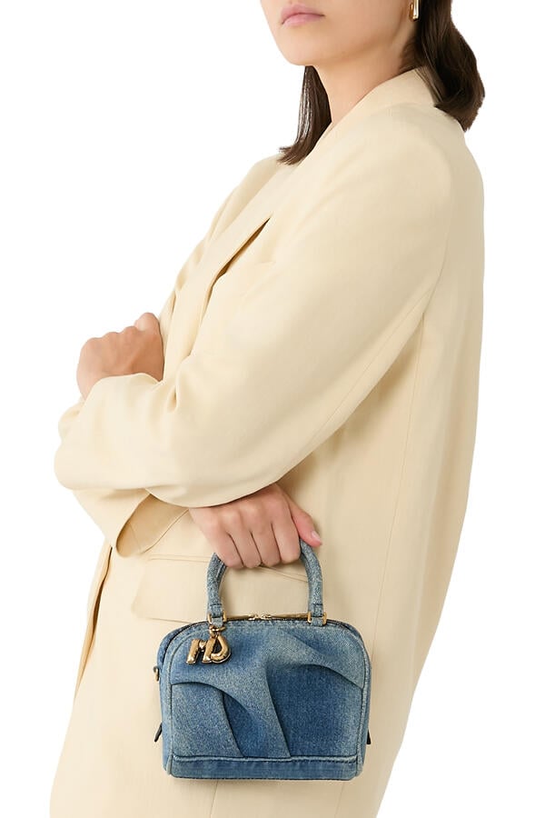 Denim Mini Wave Bag