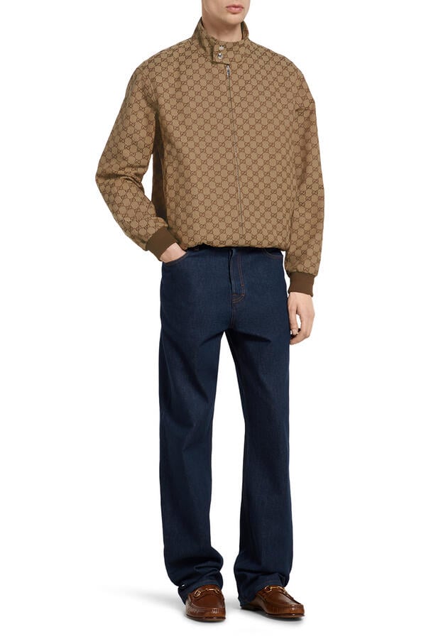 GG Canvas Bomber Jacket