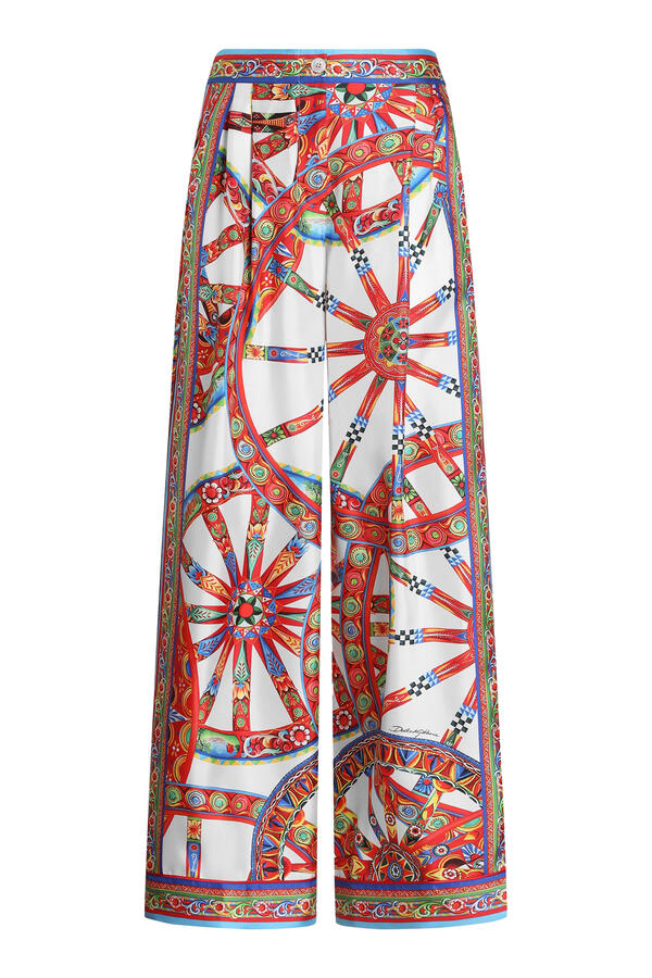 Carretto-Print Vanity Trousers