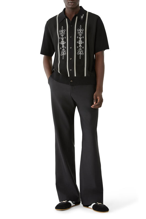 MA Paneled Knit Shirt