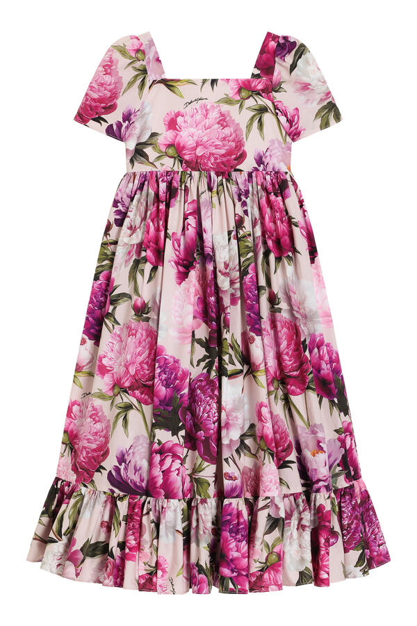Kids Peony-Print Dress