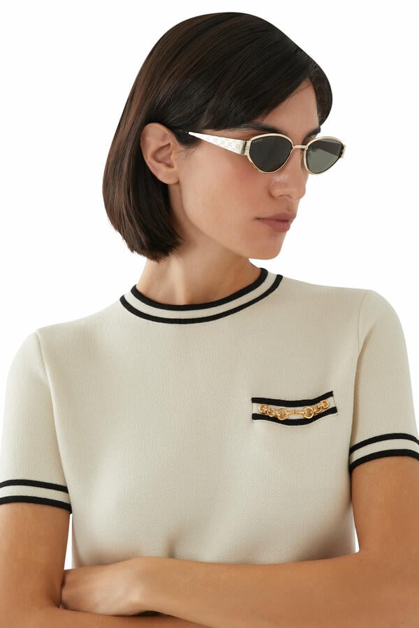 Geometrical Frame Sunglasses
