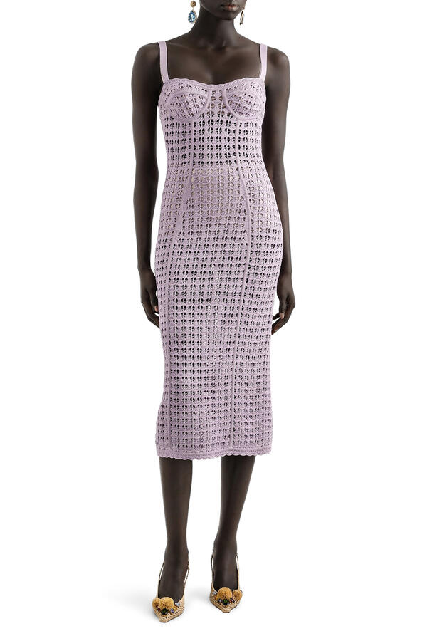 Crochet Bustier Dress