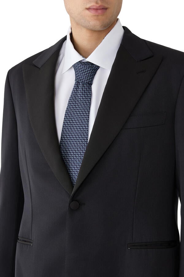 Geometric Woven Tie 