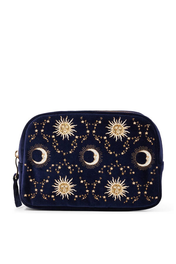 Celestial Sun and Moon Makeup Bag