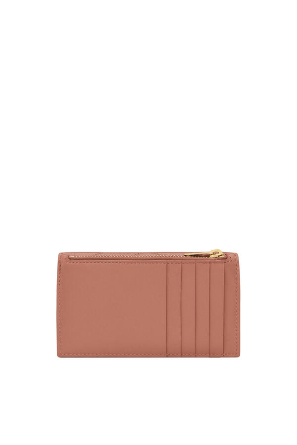 Cassandre Fragments Flap Card Case in Lambskin