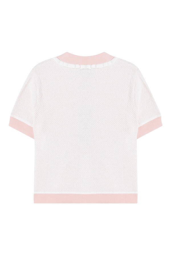 Kids Knit Half-Button Detail Sweater