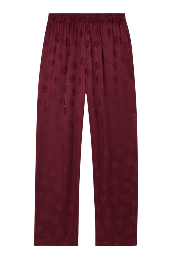 Silk Tapered Pants