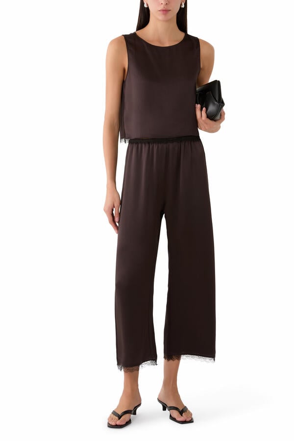 Barb Lace Crop Pants