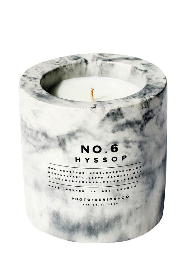 6 Concrete Candle (Hyssop)