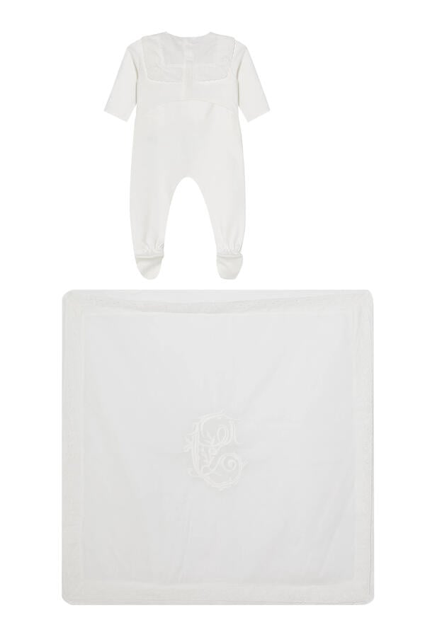 Kids Logo Pajama and Blanket Set