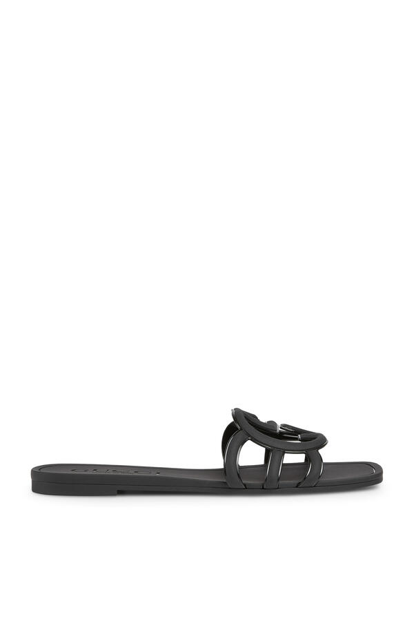 Interlocking G Slide Flat Sandal