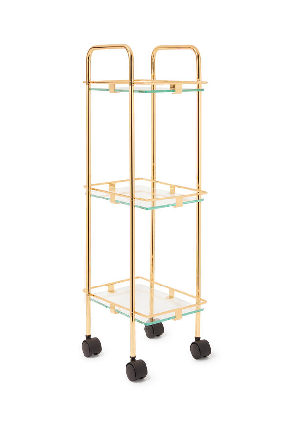 Square Gold-Plated Trolley