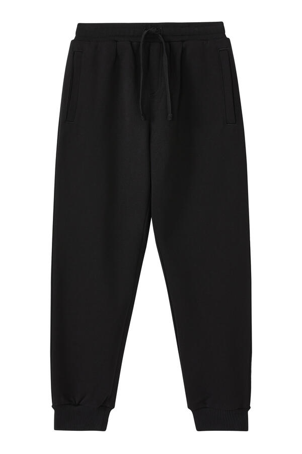 Kids Logo Plaque Cotton Sweatpants