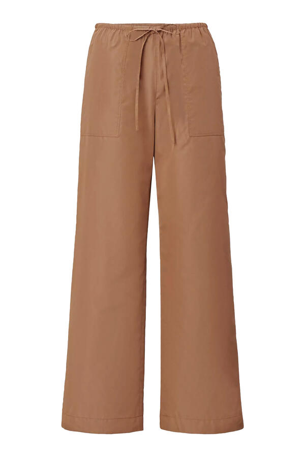Claire Drawstring Hem Nylon Pants