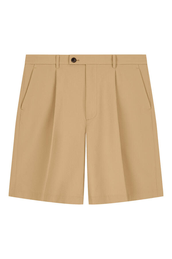Down and Feather Padding Bermuda Shorts