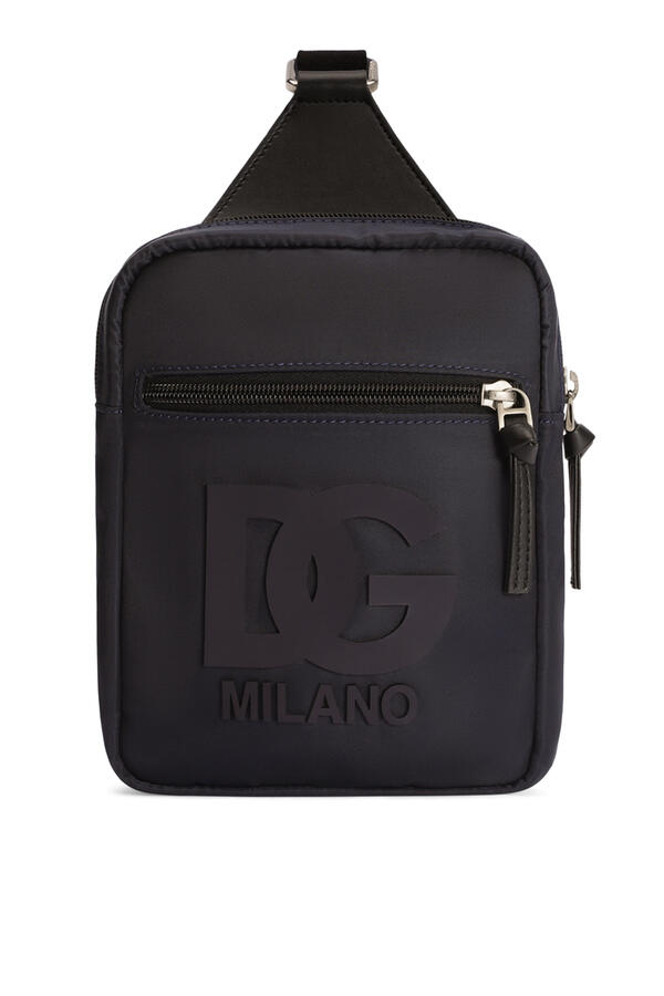 Kids Logo-Embossed Crossbody Bag