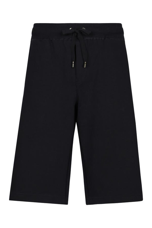  Jersey Jogging Shorts with Logo Tag