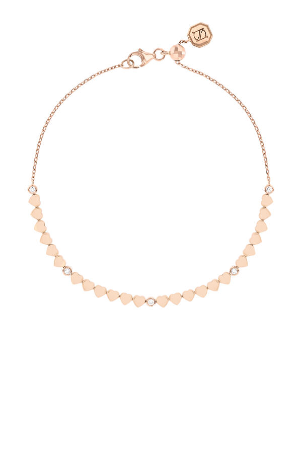 Love in Tokyo Bracelet, 18K Rose Gold & Diamonds