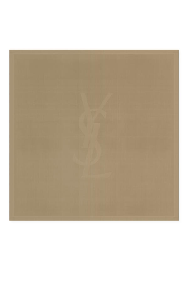 Cassandre Square Scarf in Silk Charmeuse