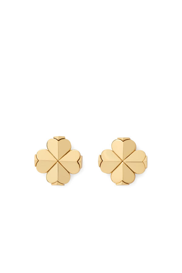 Spade Flower Studs