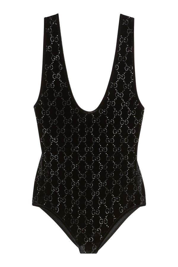Embroidered Stretch Chenille Top