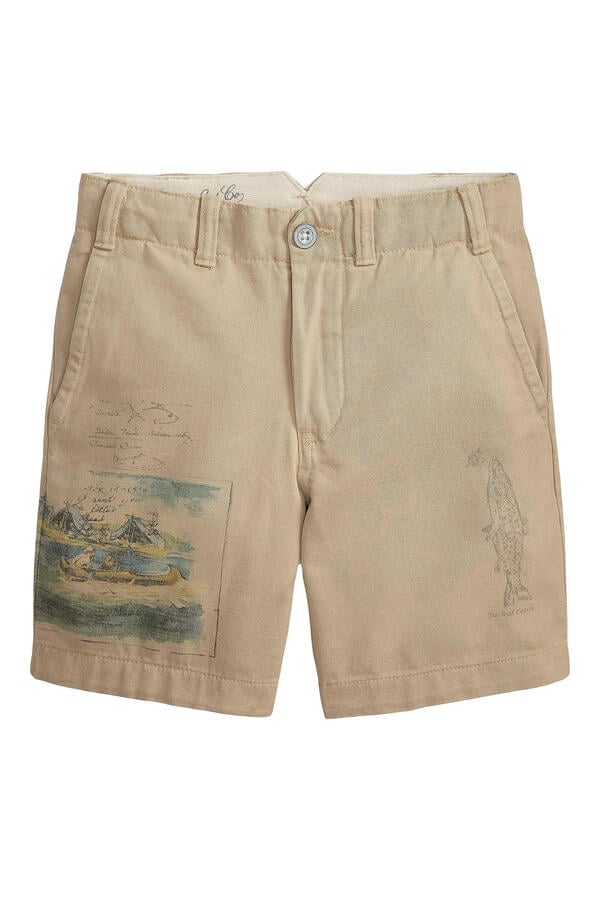 Kids  Salinger Scenic-Print Chino Shorts