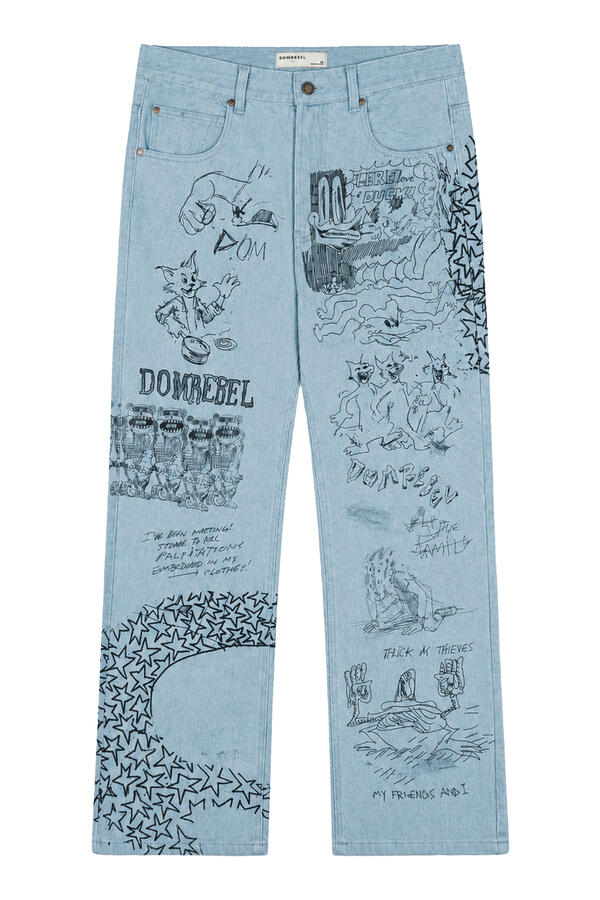 Sketchy Bootcut Jeans