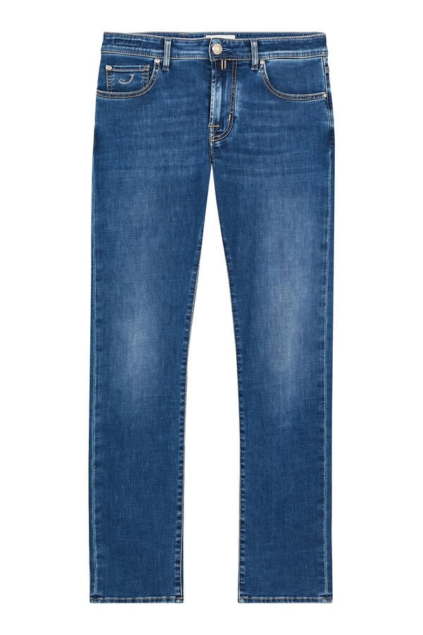 Bard Fast Regular-Slim 5 Pocket Jeans in Power Stretch Denim
