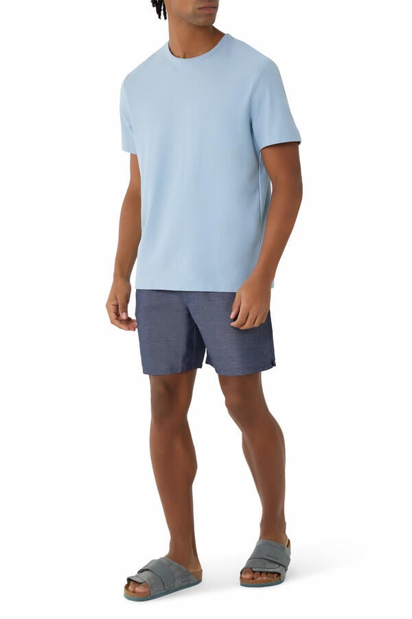  Linen Blend Swim Shorts