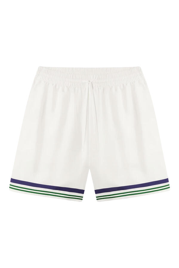 Hotel Emblem Silk Shorts