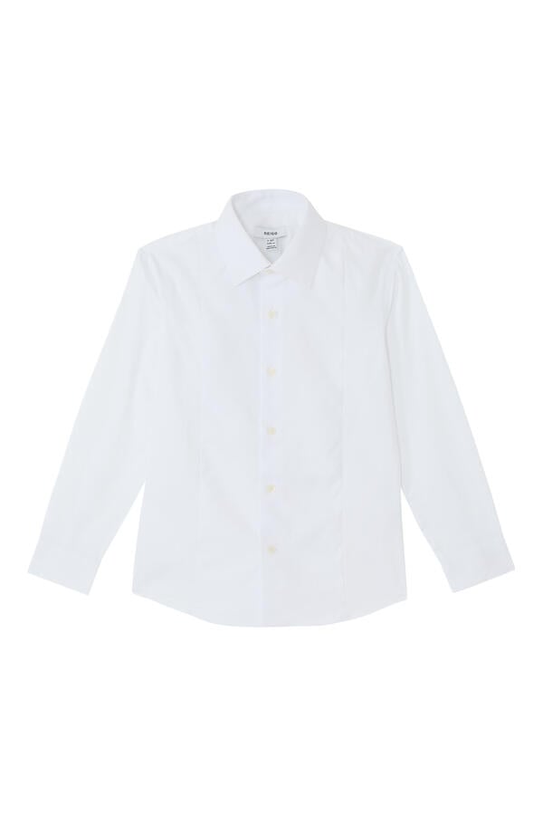 Kids Marcel Cotton Slim-Fit Dinner Shirt