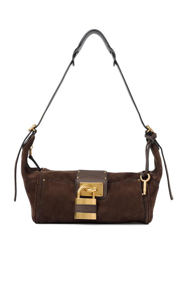 Paddington Crossbody Bag in Suede Leather