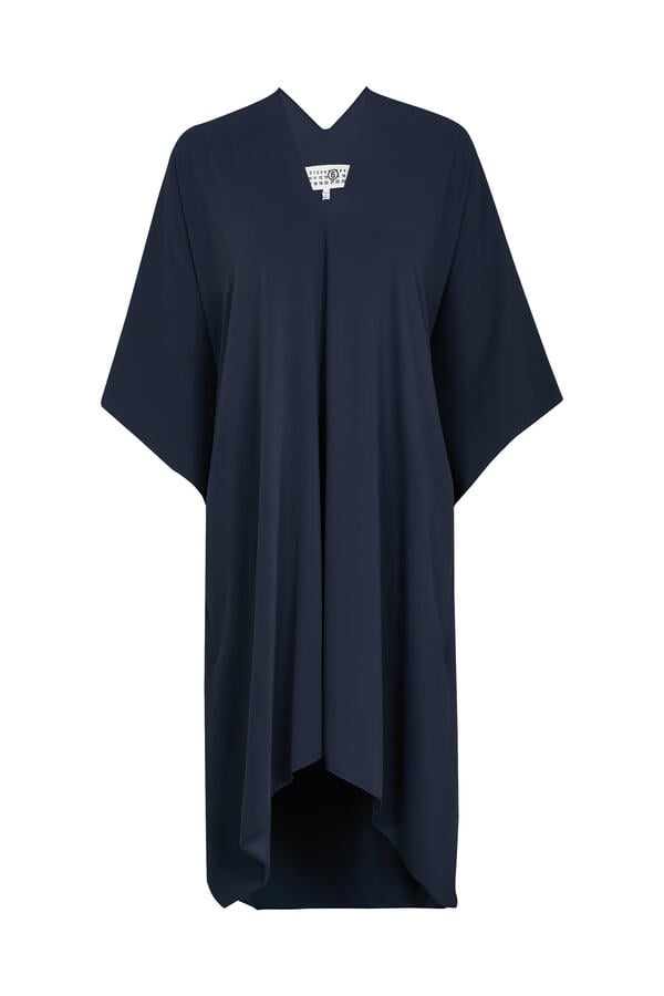  V-Neck Midi Dress