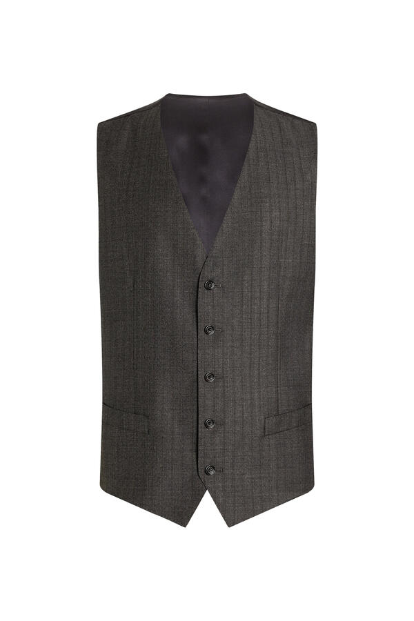  Pinstripe Wool Vest