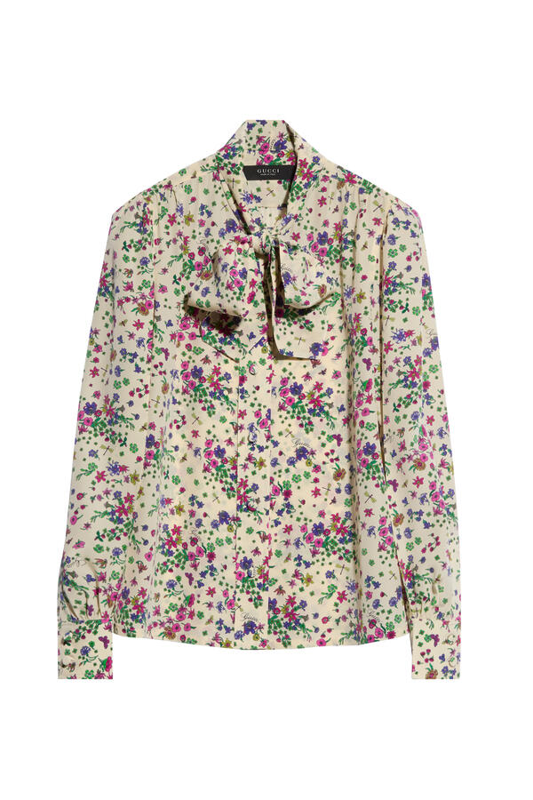 Printed Silk Shirt 