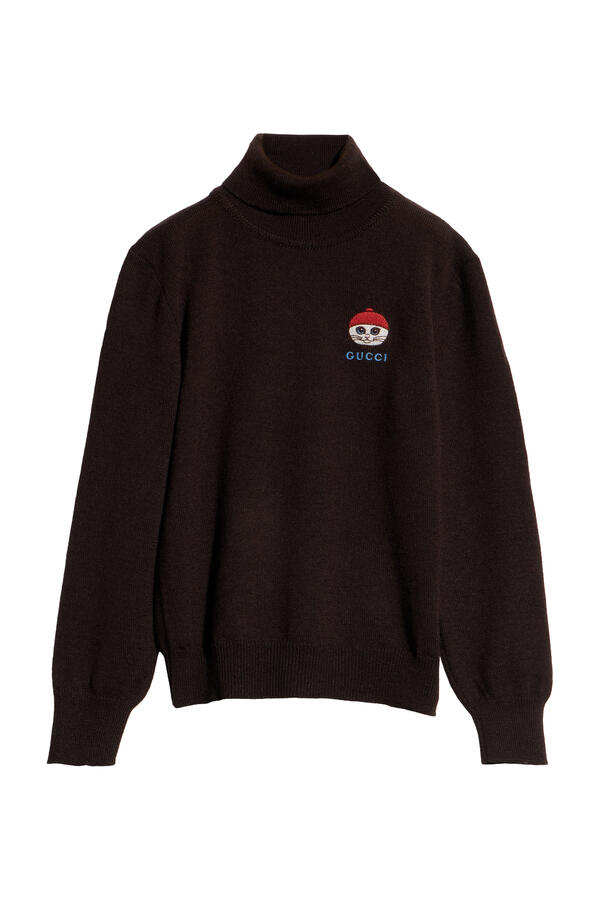 Kids Logo Turtleneck Long Sleeves Top