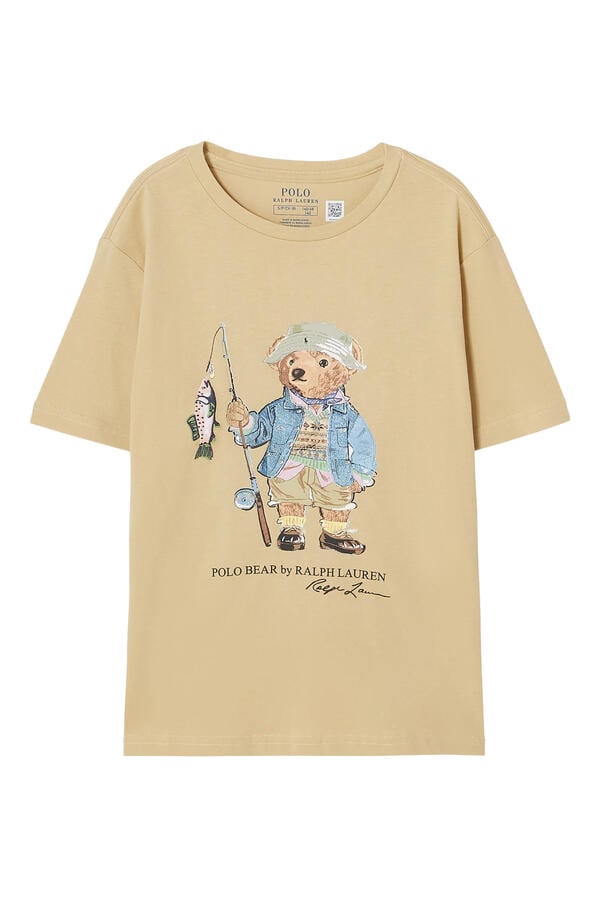 Kids Polo Bear Cotton Jersey T-Shirt