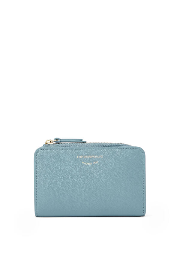 Logo Bi-Fold Zip Wallet