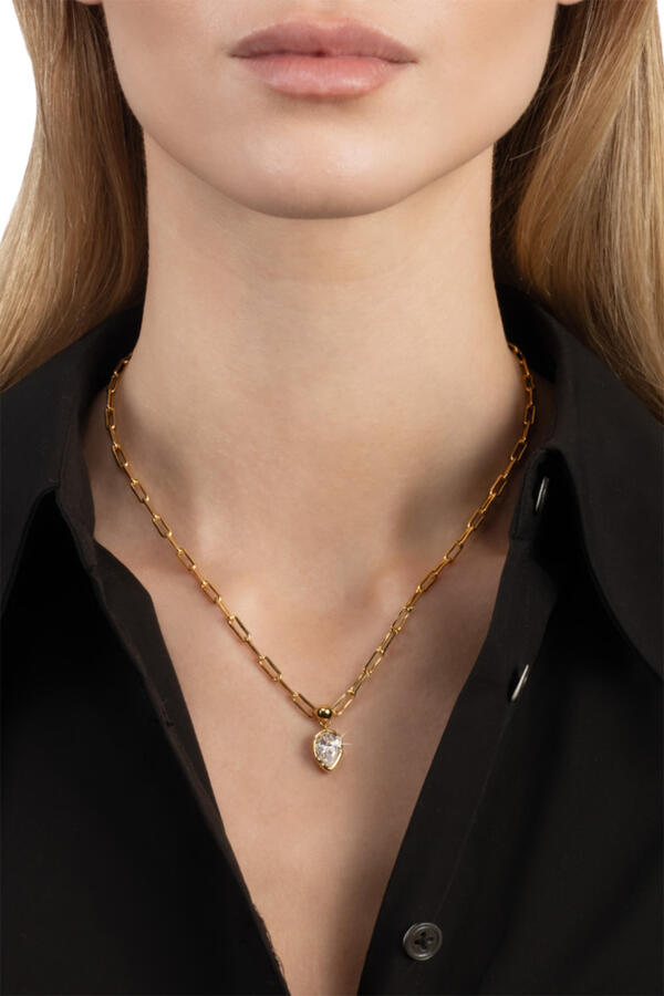 Asterales Solitaire Charm Necklace
