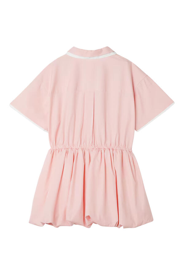 Kids Poplin Balloon Dress 