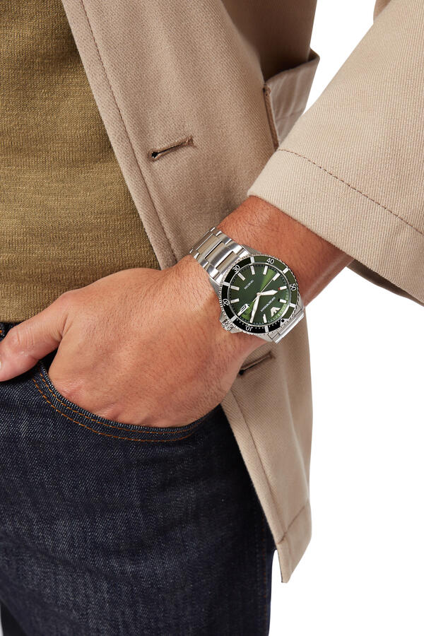 Diver 42mm Stainless Steel Watch