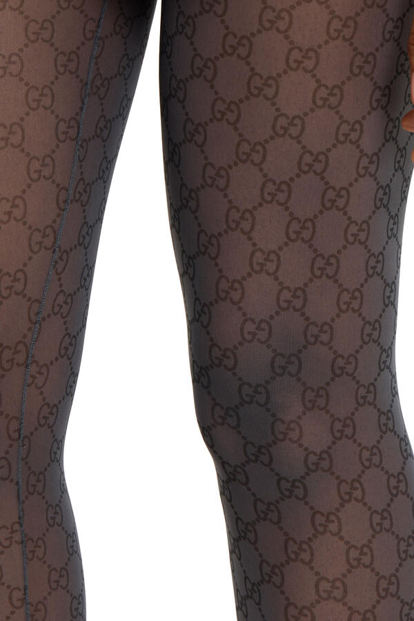 Printed Stretch Nylon Tights