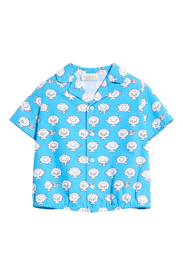 Kids Character-Print Crinkle Shirt